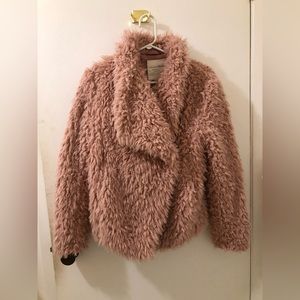 TOM TAILOR DENIM TEDDY JACKET Pink XS